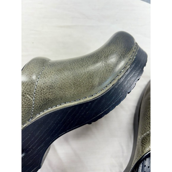 Dansko Professional Leather Clogs – Size 38 Olive Green - Picture 7 of 10